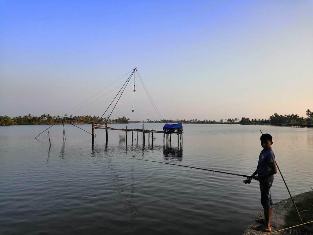 Fish farm at Ezhikkara